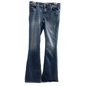 L.E.I. Juniors  Flare Blue Jeans size 7